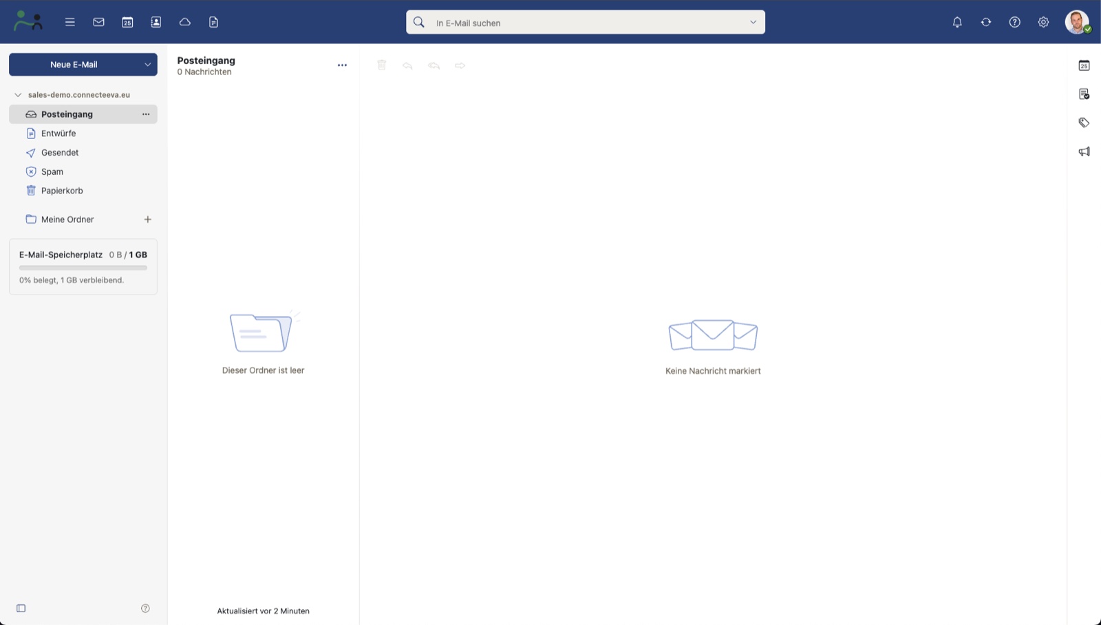 A service open on screen: the working day behind the single login.
